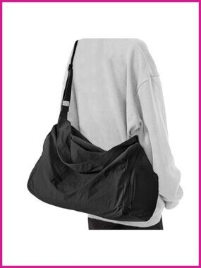 Large Gym Bag with Shoe Compartment Waterproof Polyester Duffle